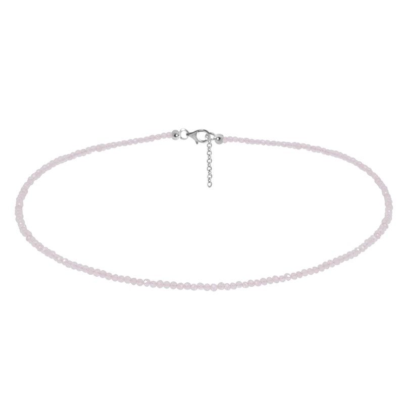 arts on way 925 Sterling Silver Chain with Real Rose Quartz Stone Necklace  for Women/Girls Rose Quartz Sterling Silver Chain Price in India - Buy arts  on way 925 Sterling Silver Chain
