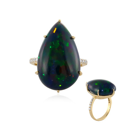 14K Mezezo Opal Gold Ring (AMAYANI)