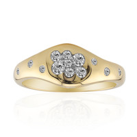 9K SI1 (G) Diamond Gold Ring