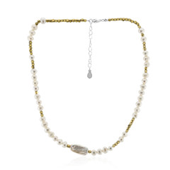 Keshi pearl Silver Necklace (TPC)