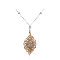 14K I1 Pink Diamond Gold Necklace (CIRARI)