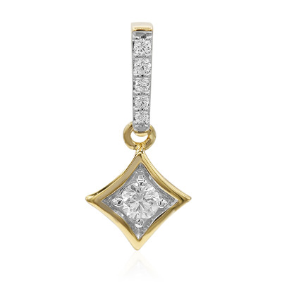 14K IF (D) Diamond Gold Pendant (Annette)