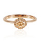 14K VS1 Argyle Rose De France Diamond Gold Ring (Annette)