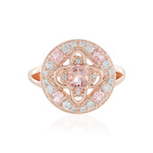 Nigerian Pink Tourmaline Silver Ring