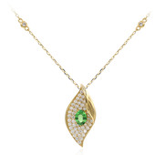 14K AAA Tsavorite Gold Necklace (CIRARI)