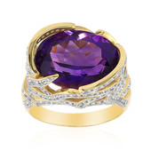 9K Siberian Amethyst Gold Ring (Adela Gold)