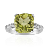 Ouro Verde Quartz Silver Ring