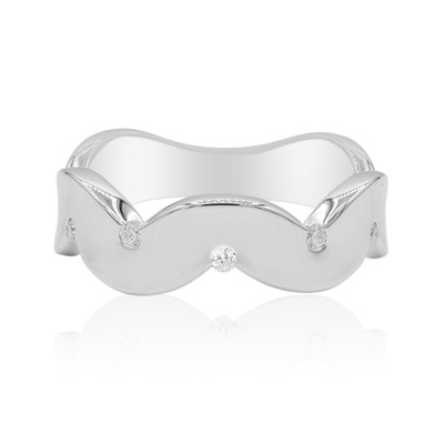 I1 (G) Diamond Silver Ring (Annette)