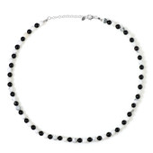 Black Onyx Silver Necklace