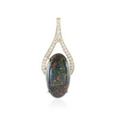 14K Andamooka matrix opal Gold Pendant (AMAYANI)