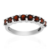 Mozambique Garnet Silver Ring