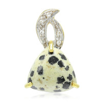 Dalmatian Jasper Silver Pendant