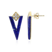 14K Lapis Lazuli Gold Earrings (CIRARI)