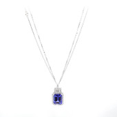 18K AAA Tanzanite Gold Necklace (CIRARI)