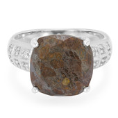 Dinosaur Bone Silver Ring