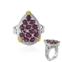 Rhodolite Silver Ring (Dallas Prince Designs)