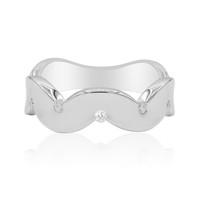 I1 (G) Diamond Silver Ring