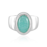 Amazonite Silver Ring