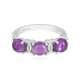 Zambian Amethyst Silver Ring