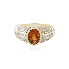 14K Orange Tourmaline Gold Ring (de Melo)