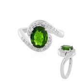 Russian Diopside Silver Ring