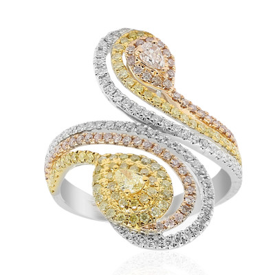 18K SI2 Yellow Diamond Gold Ring (CIRARI)