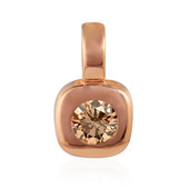 9K VS1 Argyle Rose De France Diamond Gold Pendant (Annette)