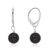 Silver Sheen Obsidian Silver Earrings