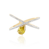 14K I1 (Yellow Diamond) Gold Ring (SUHANA)