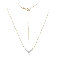 18K SI1 (G) Diamond Gold Necklace