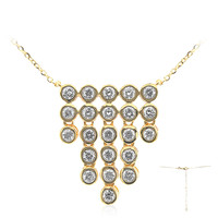 18K SI1 (G) Diamond Gold Necklace