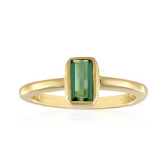 Benedito Green Tourmaline Silver Ring