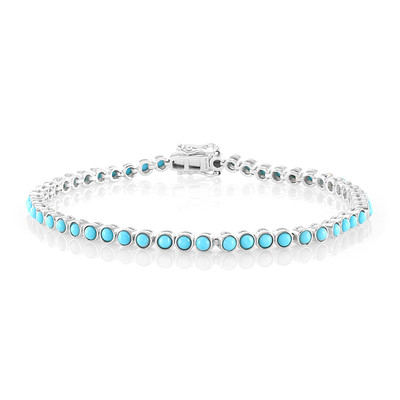 Sleeping Beauty Turquoise Silver Bracelet