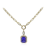 14K AAA Tanzanite Gold Necklace (CIRARI)