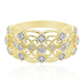 9K SI1 (G) Diamond Gold Ring (Annette)