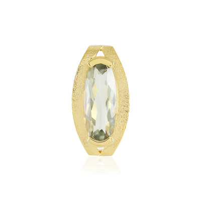 Green Amethyst Silver Pendant (MONOSONO COLLECTION)