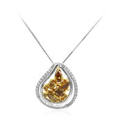 18K SI2 Fancy Diamond Gold Necklace (CIRARI)