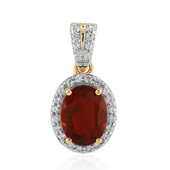 9K Red Tibetanite Gold Pendant