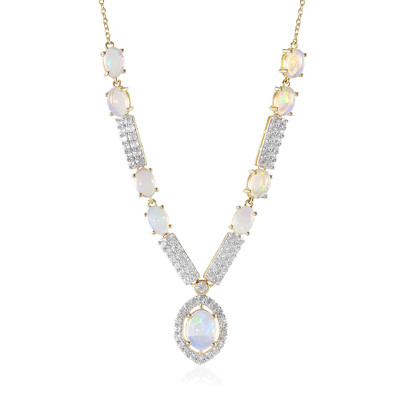 Welo Opal Silver Necklace