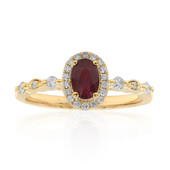 10K AAA Mozambique Ruby Gold Ring