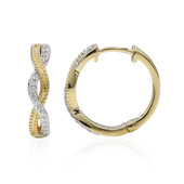 9K SI1 (G) Diamond Gold Earrings (Annette)