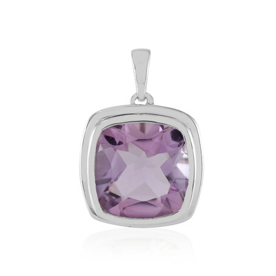 Rose de France Amethyst Silver Pendant