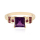 9K Siberian Amethyst Gold Ring (Adela Gold)