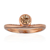 14K VS1 Argyle Rose De France Diamond Gold Ring (Annette)