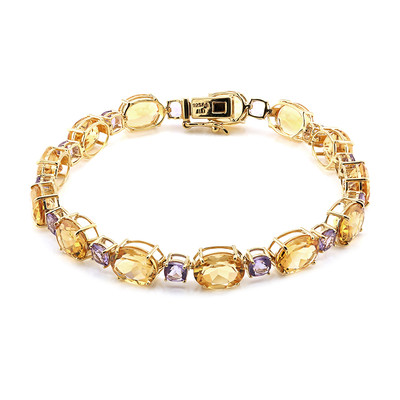 Citrine Silver Bracelet