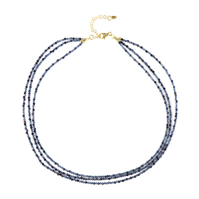 Blue Sapphire Silver Necklace