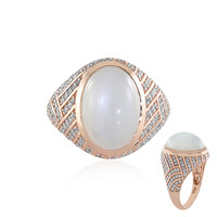 White Moonstone Silver Ring (KM by Juwelo)