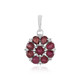 Madagascar Ruby Silver Pendant