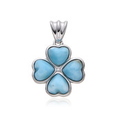 Larimar Silver Pendant