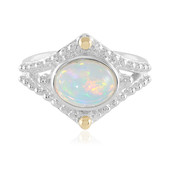 Welo Opal Silver Ring (Granulieren)